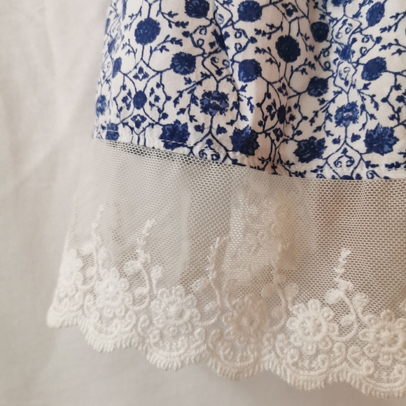 Garage tank, navy/cream, small - Picture 2 of 13